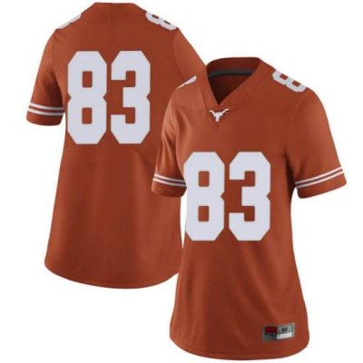 Texas Longhorns Women's #83 Al'Vonte Woodard Limited Orange College Football Jersey KEF00P5V