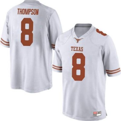 Texas Longhorns Men's #8 Casey Thompson Replica White College Football Jersey HPQ56P8V