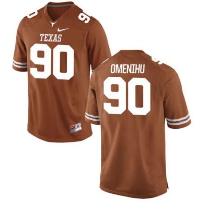 Texas Longhorns Women's #90 Charles Omenihu Game Tex Orange College Football Jersey CMN45P1L