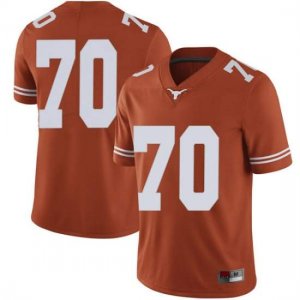 Texas Longhorns Men's #70 Christian Jones Limited Orange College Football Jersey EXD66P5T