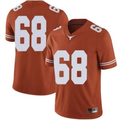 Texas Longhorns Men's #68 Derek Kerstetter Limited Orange College Football Jersey LGJ33P6F