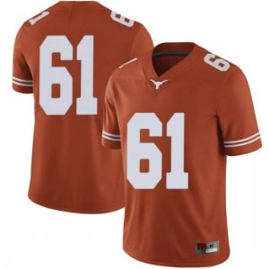 Texas Longhorns Men's #61 Ishan Rison Limited Orange College Football Jersey HPX64P2T