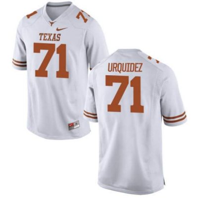 Texas Longhorns Women's #71 J.P. Urquidez Authentic White College Football Jersey TYY05P3K