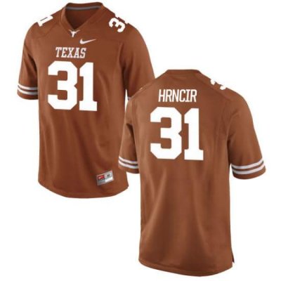 Texas Longhorns Men's #31 Kyle Hrncir Limited Tex Orange College Football Jersey DBZ54P4G