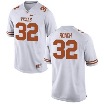 Texas Longhorns Women's #32 Malcolm Roach Replica White College Football Jersey ZSA42P0A