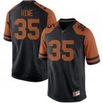 Texas Longhorns Men's #35 Russell Hine Replica Black College Football Jersey KYA58P3E