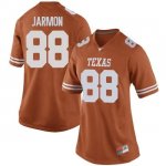 Texas Longhorns Women's #88 Kai Jarmon Replica Orange College Football Jersey PEN75P7W