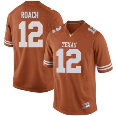 Texas Longhorns Men's #12 Kerwin Roach II Replica Orange College Football Jersey JVA14P2R