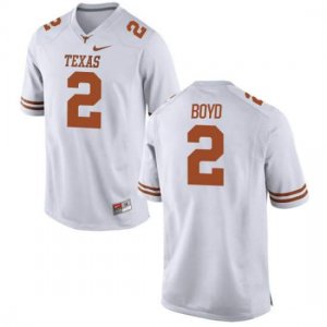 Texas Longhorns Men's #2 Kris Boyd Limited White College Football Jersey LLW24P5X