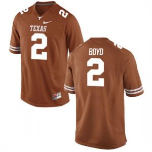 Texas Longhorns Women's #2 Kris Boyd Replica Tex Orange College Football Jersey IKF30P1E