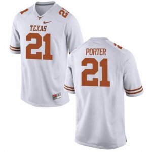 Texas Longhorns Women's #21 Kyle Porter Replica White College Football Jersey NOU86P4D