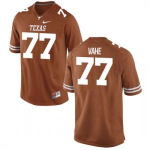 Texas Longhorns Youth #77 Patrick Vahe Authentic Tex Orange College Football Jersey ZKT38P3O