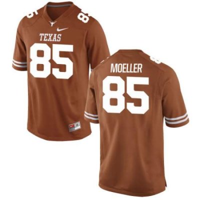 Texas Longhorns Women's #85 Philipp Moeller Authentic Tex Orange College Football Jersey XZL87P3N