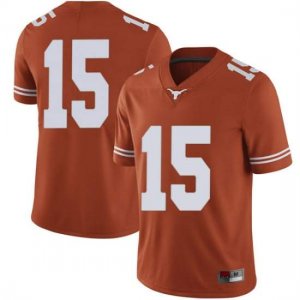 Texas Longhorns Men's #15 Travis West Limited Orange College Football Jersey NUW85P4D