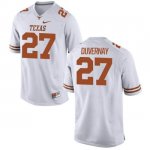 Texas Longhorns Women's #27 Donovan Duvernay Authentic White College Football Jersey NNL33P5J