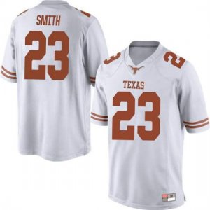 Texas Longhorns Men's #23 Jarrett Smith Game White College Football Jersey IJA30P8D