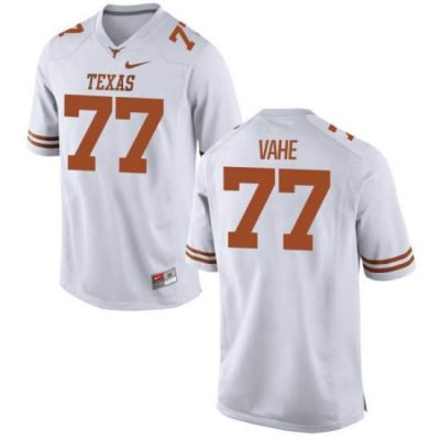 Texas Longhorns Men's #77 Patrick Vahe Game White College Football Jersey SYP35P3Z