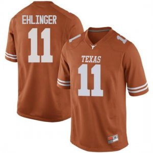 Texas Longhorns Men's #11 Sam Ehlinger Replica Orange College Football Jersey UYM82P0L