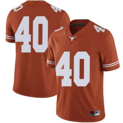 Texas Longhorns Men's #40 Ayodele Adeoye Limited Orange College Football Jersey NDN30P3U