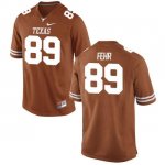 Texas Longhorns Women's #89 Chris Fehr Authentic Tex Orange College Football Jersey TIQ74P0F