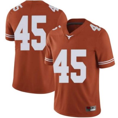 Texas Longhorns Men's #45 Chris Naggar Limited Orange College Football Jersey LWQ70P5Q