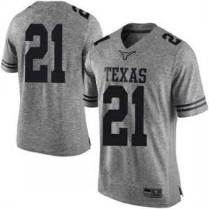 Texas Longhorns Men's #21 Turner Symonds Limited Gray College Football Jersey XOC86P0S