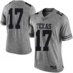 Texas Longhorns Men's #17 Cameron Dicker Limited Gray College Football Jersey LXO62P7K