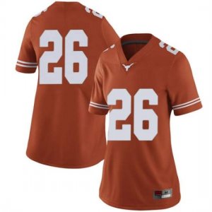 Texas Longhorns Women's #26 Keaontay Ingram Limited Orange College Football Jersey EGK66P5J