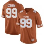 Texas Longhorns Men's #99 Keondre Coburn Replica Orange College Football Jersey DBE78P2A