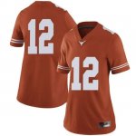 Texas Longhorns Women's #12 Kerwin Roach II Limited Orange College Football Jersey ZXF06P3A