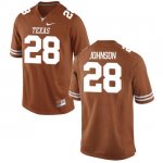 Texas Longhorns Women's #28 Kirk Johnson Limited Tex Orange College Football Jersey DGV81P5F