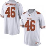 Texas Longhorns Men's #46 Luke Brockermeyer Game White College Football Jersey WJG11P0Y