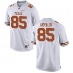 Texas Longhorns Women's #85 Philipp Moeller Authentic White College Football Jersey CAO40P8I