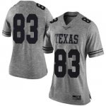 Texas Longhorns Women's #83 Al'Vonte Woodard Limited Gray College Football Jersey KQW12P7S