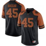 Texas Longhorns Men's #45 Chris Naggar Game Black College Football Jersey QLE63P6B