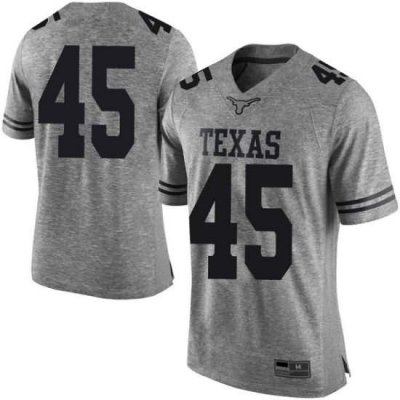 Texas Longhorns Men's #45 Chris Naggar Limited Gray College Football Jersey PSW46P3U