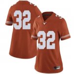 Texas Longhorns Women's #32 Daniel Young Limited Orange College Football Jersey AZC54P0O