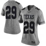 Texas Longhorns Women's #29 Josh Thompson Limited Gray College Football Jersey FMC05P8Y