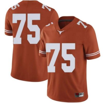 Texas Longhorns Men's #75 Junior Angilau Limited Orange College Football Jersey OXM06P5T