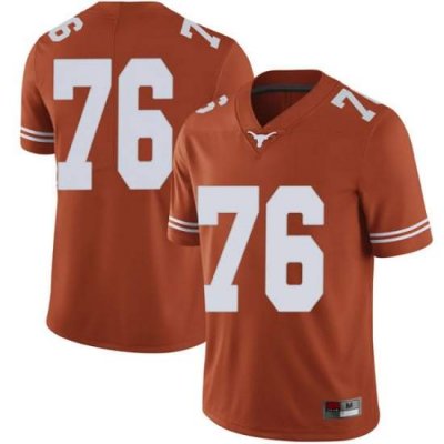 Texas Longhorns Men's #76 Reese Moore Limited Orange College Football Jersey FTW35P5T