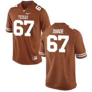 Texas Longhorns Men's #67 Tope Imade Replica Tex Orange College Football Jersey AGD56P7D