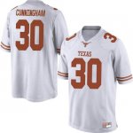 Texas Longhorns Men's #30 Brock Cunningham Game White College Football Jersey EXV22P6U