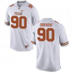 Texas Longhorns Women's #90 Charles Omenihu Authentic White College Football Jersey NQR77P4P