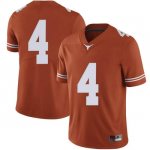 Texas Longhorns Men's #4 Drayton Whiteside Limited Orange College Football Jersey FPY34P5Y