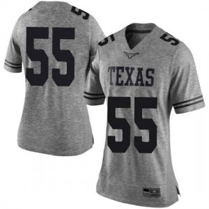 Texas Longhorns Women's #55 Elijah Mitrou-Long Limited Gray College Football Jersey GNF24P8O