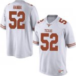 Texas Longhorns Men's #52 Jackson Hanna Replica White College Football Jersey YOL12P4X