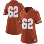 Texas Longhorns Women's #62 Jeremy Thompson-Seyon Limited Orange College Football Jersey IJD07P2P