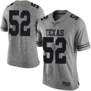 Texas Longhorns Men's #52 Samuel Cosmi Limited Gray College Football Jersey SWO05P8D