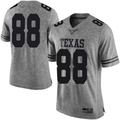 Texas Longhorns Men's #88 Daniel Carson Limited Gray College Football Jersey ECH51P8B