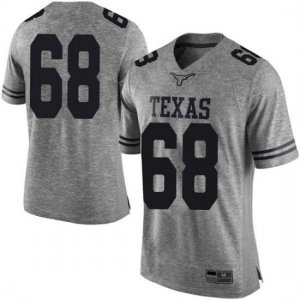 Texas Longhorns Men's #68 Derek Kerstetter Limited Gray College Football Jersey MZM78P5V